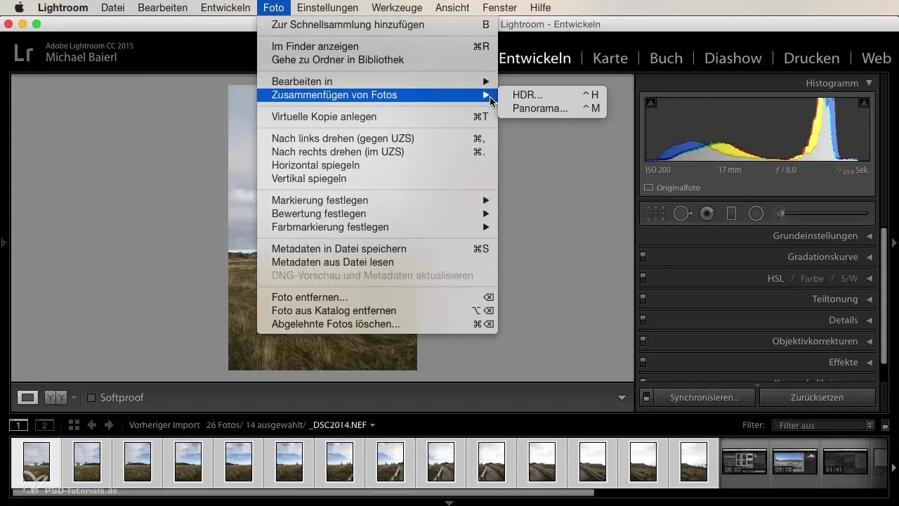Effektiv panorama skabe i Lightroom