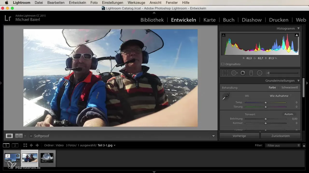 Extrahovať obrázky z videí pomocou Lightroom