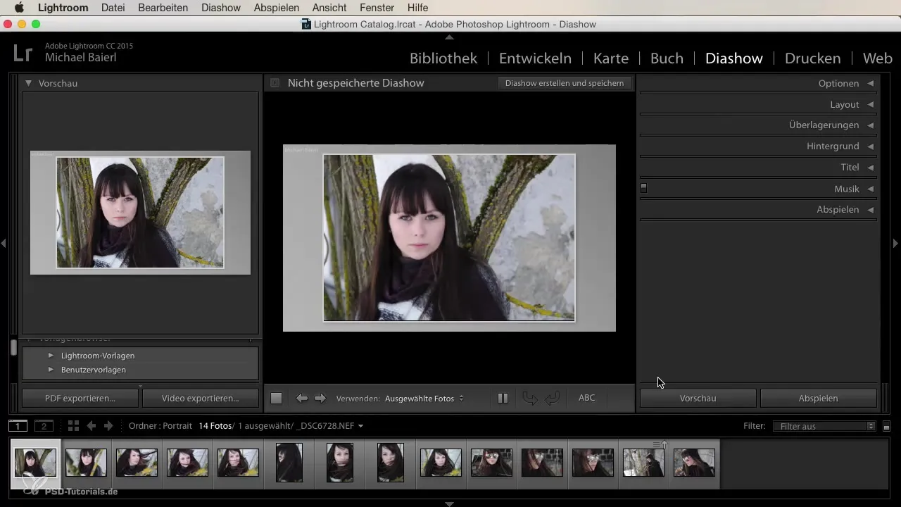 Crear una diashow en Lightroom – paso a paso