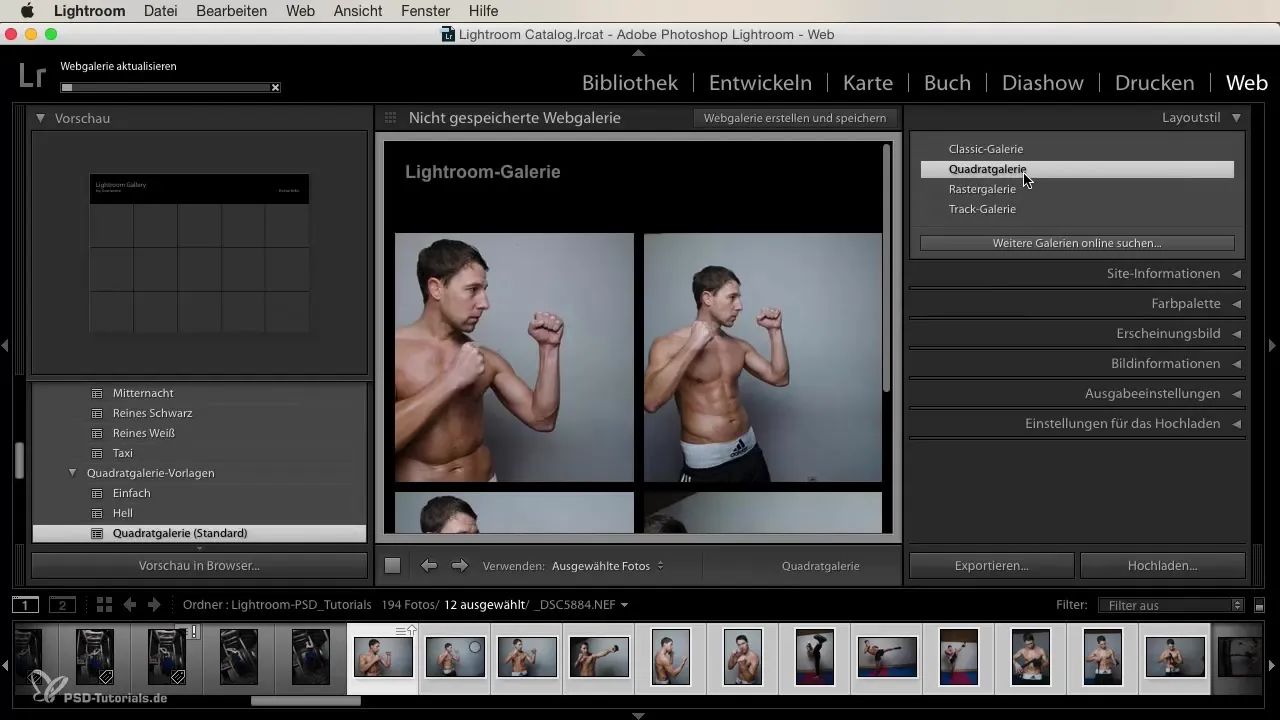 perancangan efisien dari galeri online Lightroom