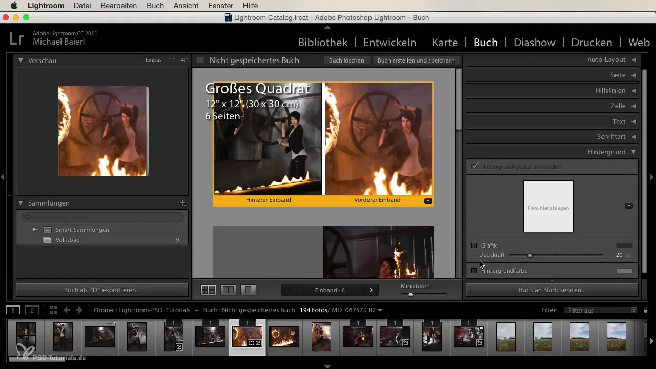 Creare Layout pentru Fotobuch în Lightroom