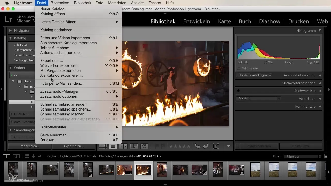 Effizienter Fotoexport mit Lightroom Exportvorgaben