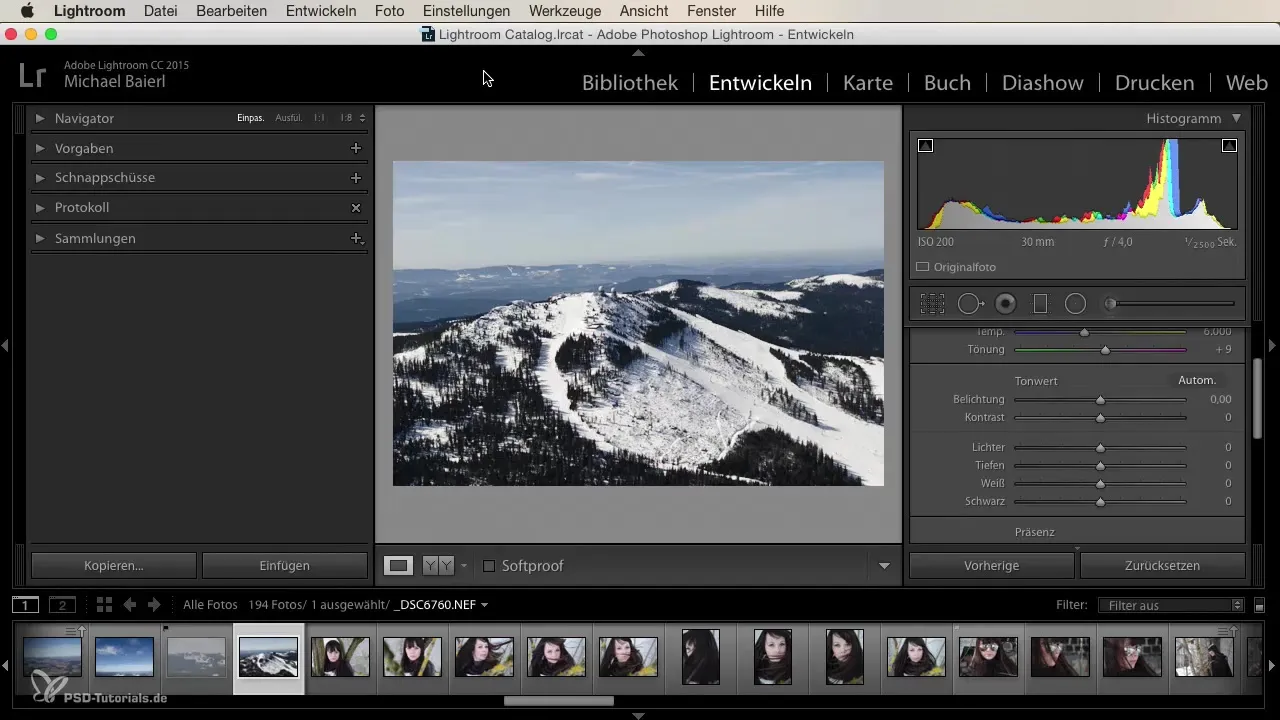 Crear presets creativos en Lightroom