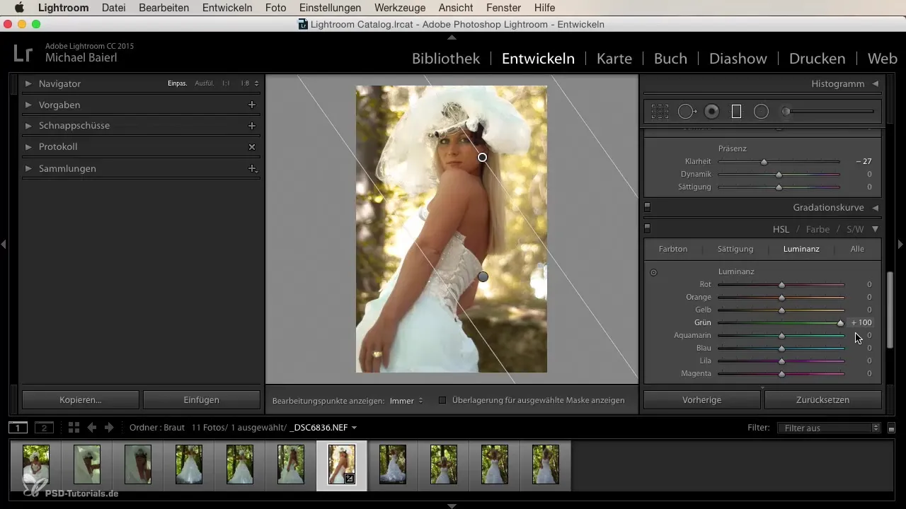 Membuat tampilan pernikahan yang kreatif di Lightroom