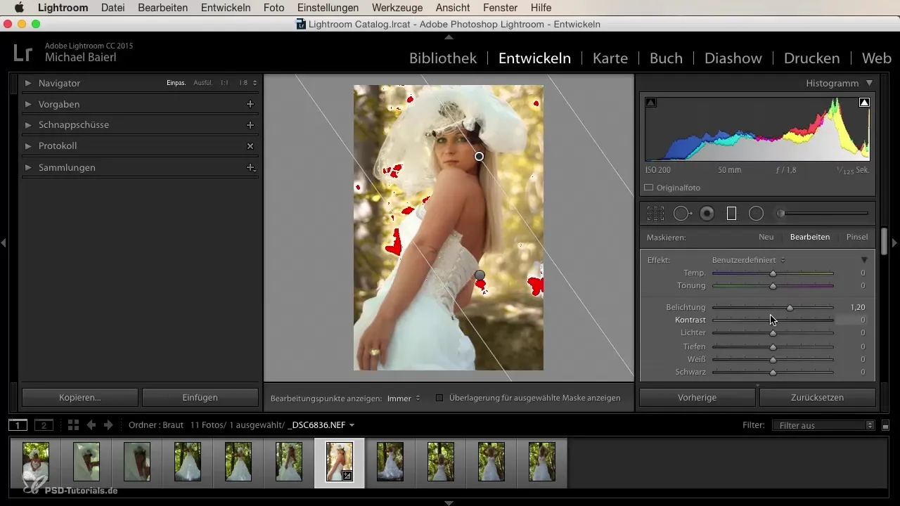 Menciptakan tampilan pernikahan yang kreatif di Lightroom