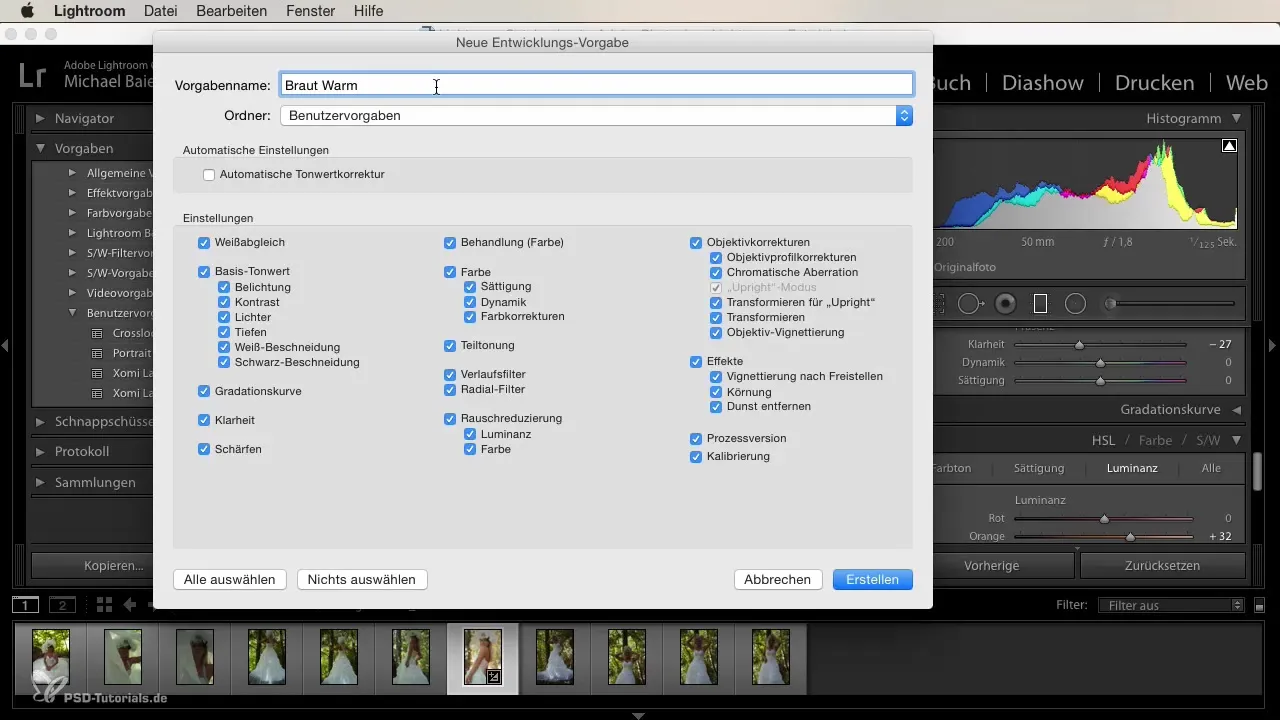 Menciptakan tampilan pernikahan yang kreatif di Lightroom