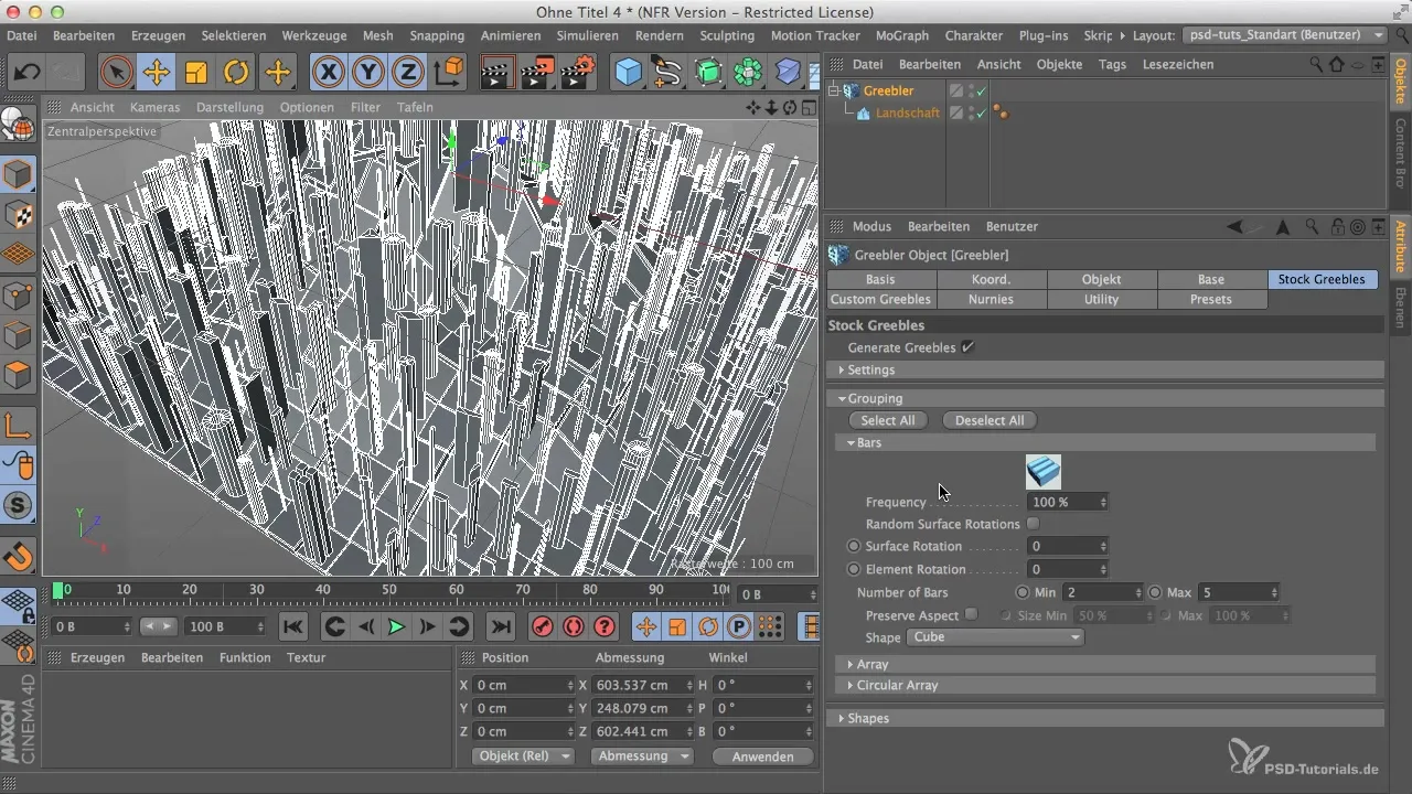 Ефективно керувати формами Greebler у Cinema 4D