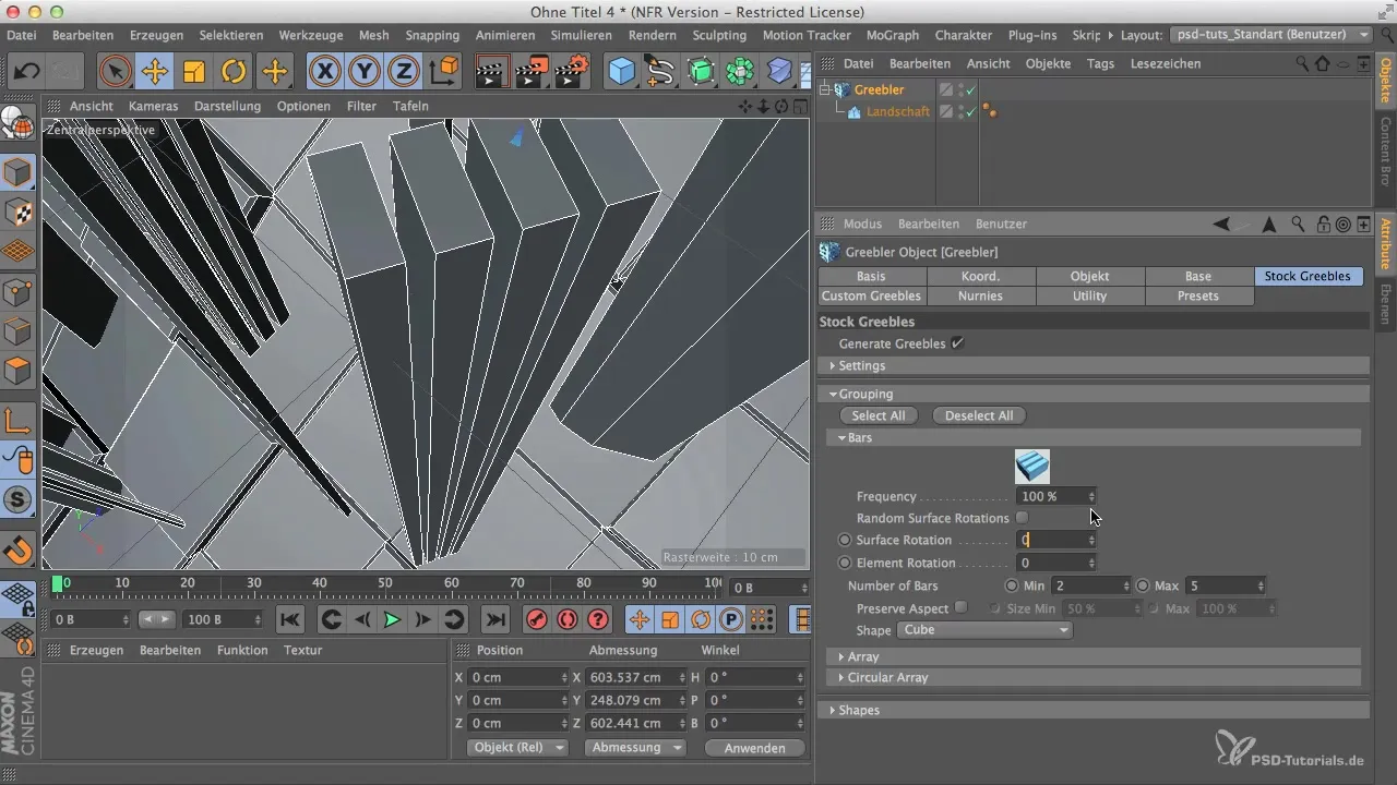 Ефективно керувати формами Greebler у Cinema 4D