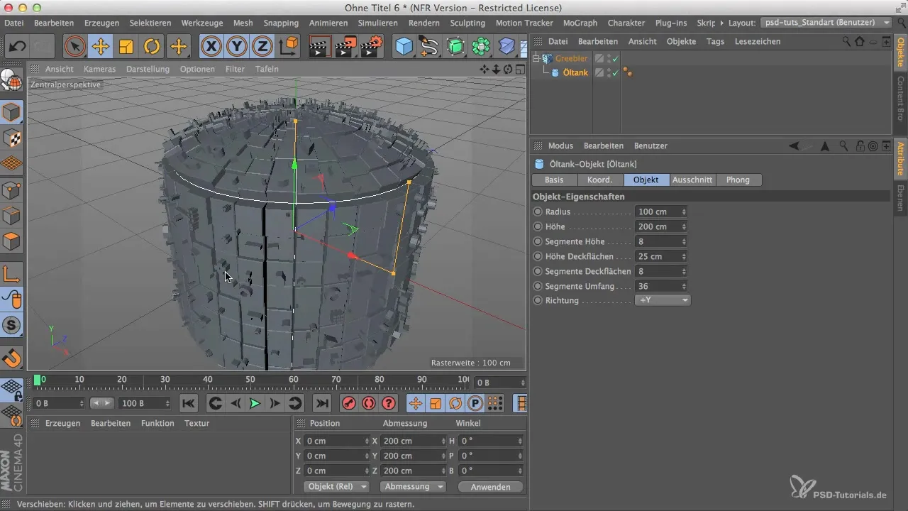 Індивідуальні Greebles в Cinema 4D використовувати