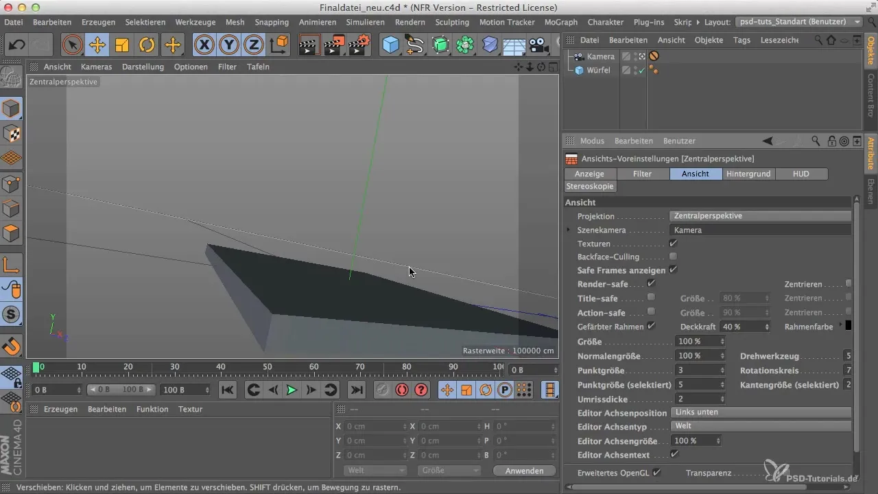 Оптимальний вигляд сцени в Cinema 4D для Photoshop