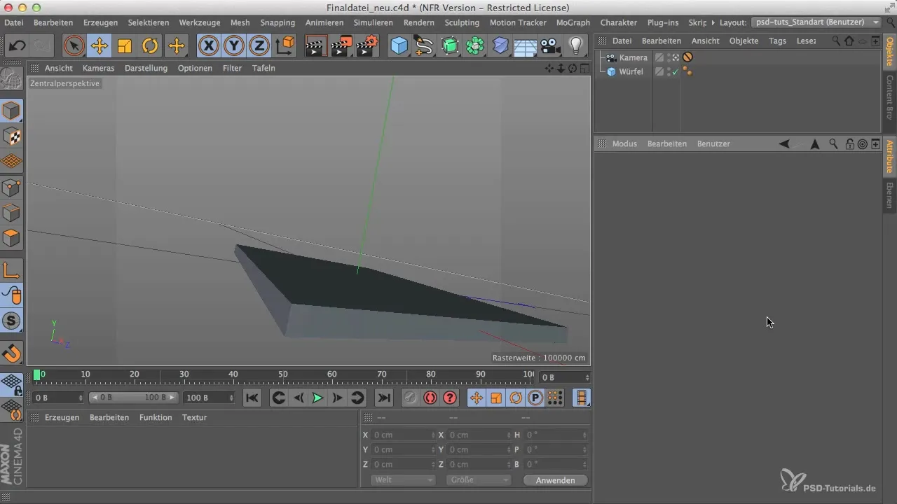 Оптимальний перегляд сцени в Cinema 4D для Photoshop