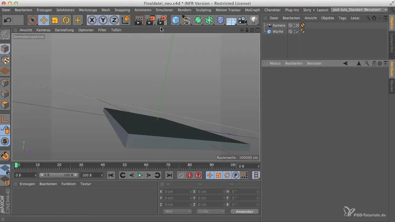 Оптимальний вигляд сцени в Cinema 4D для Photoshop