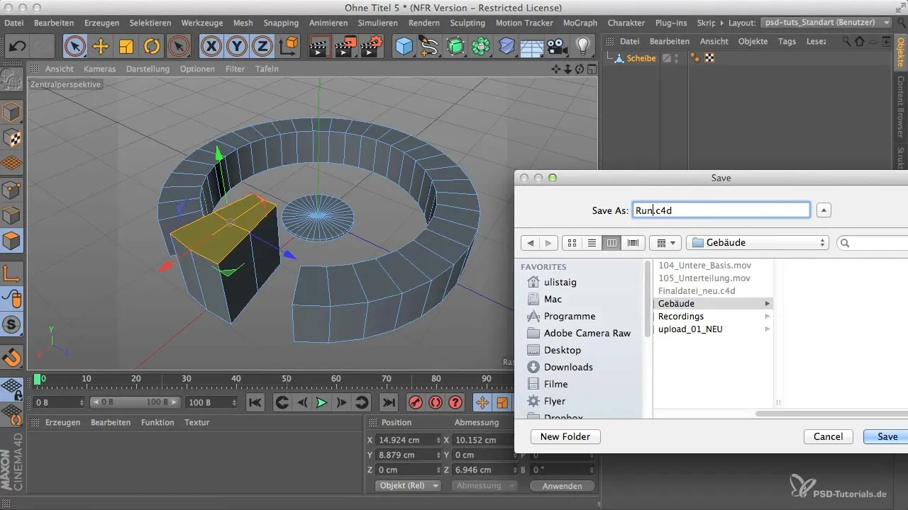 Створення Rundbau в Cinema 4D – крок за кроком