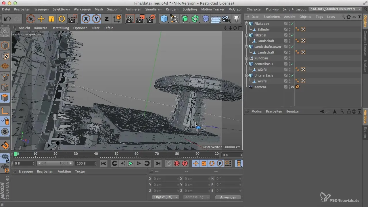 Створити екзоскелет будівлі в Cinema 4D