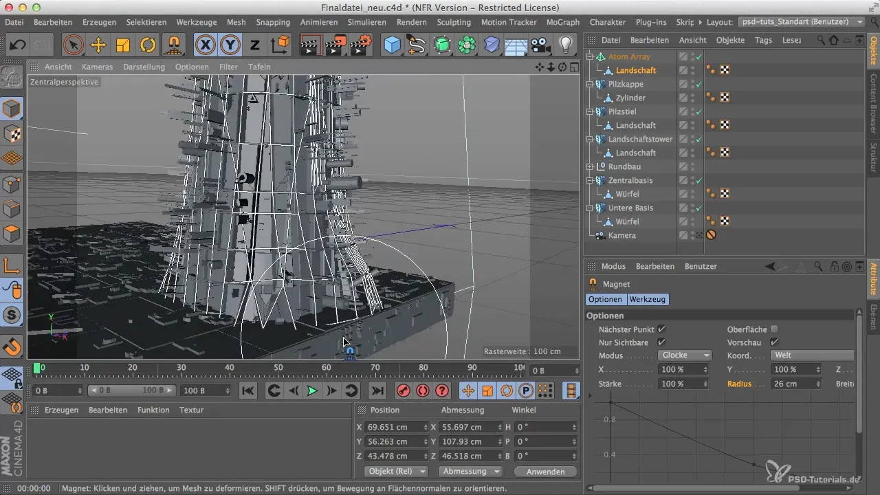 Створення екзоскелета будівлі в Cinema 4D