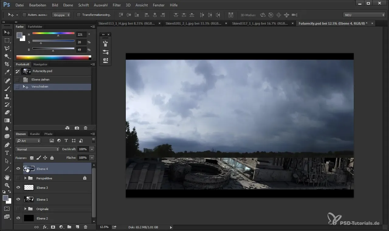Креативно оформити фон неба в Photoshop