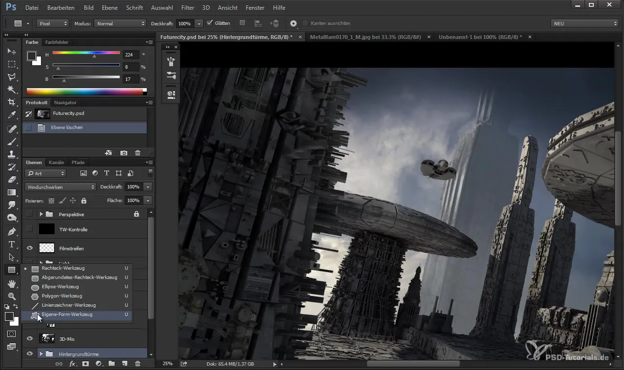 Створення креативних форм у Photoshop