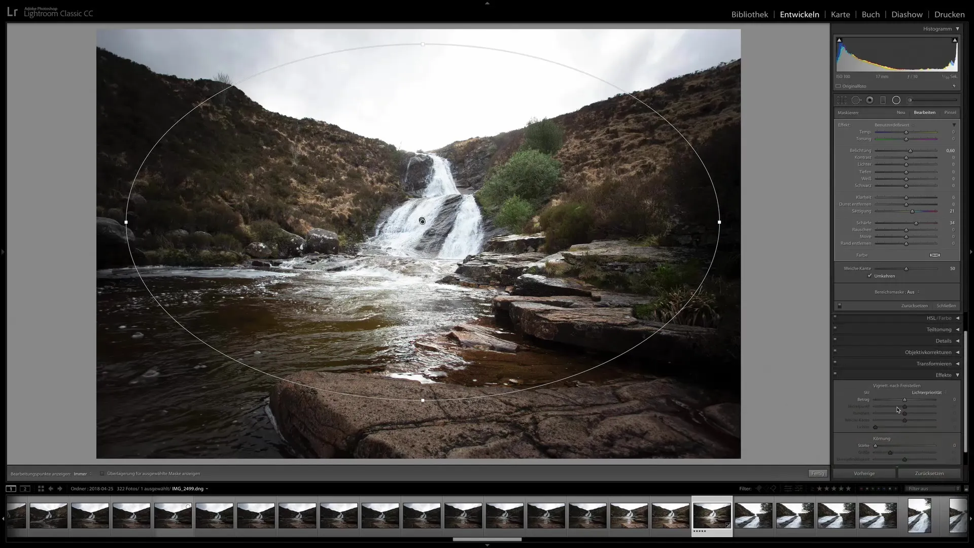 Filtro radiale in Lightroom Classic CC: Una guida passo dopo passo per ottimizzare le immagini