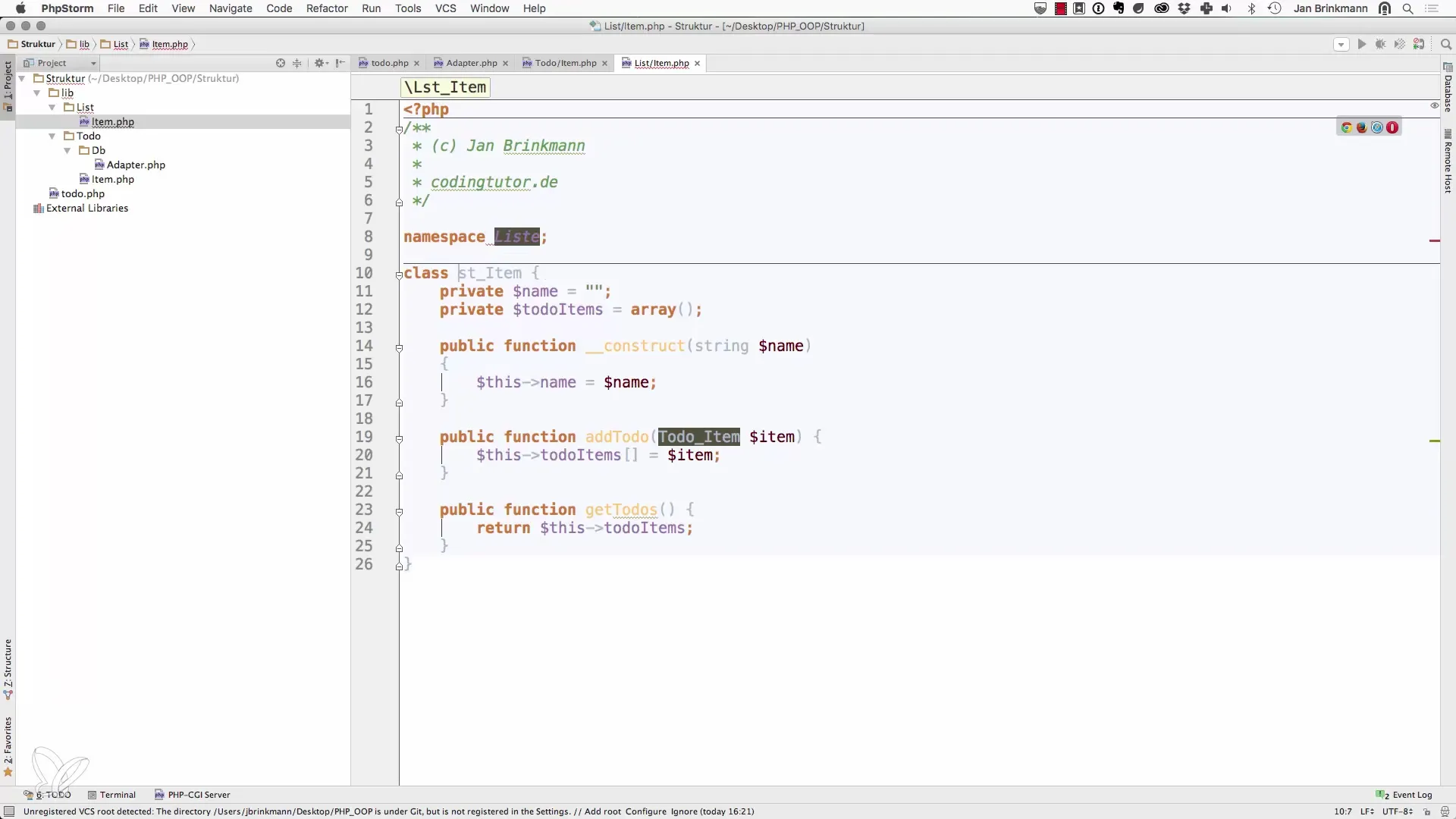 Namespace v PHP – optimalizace struktury projektu