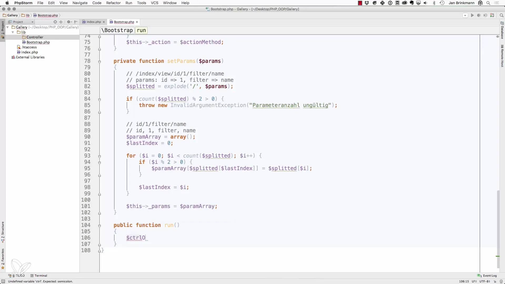Maršrutēšana objektorientētā PHP tīmekļa programmēšanā