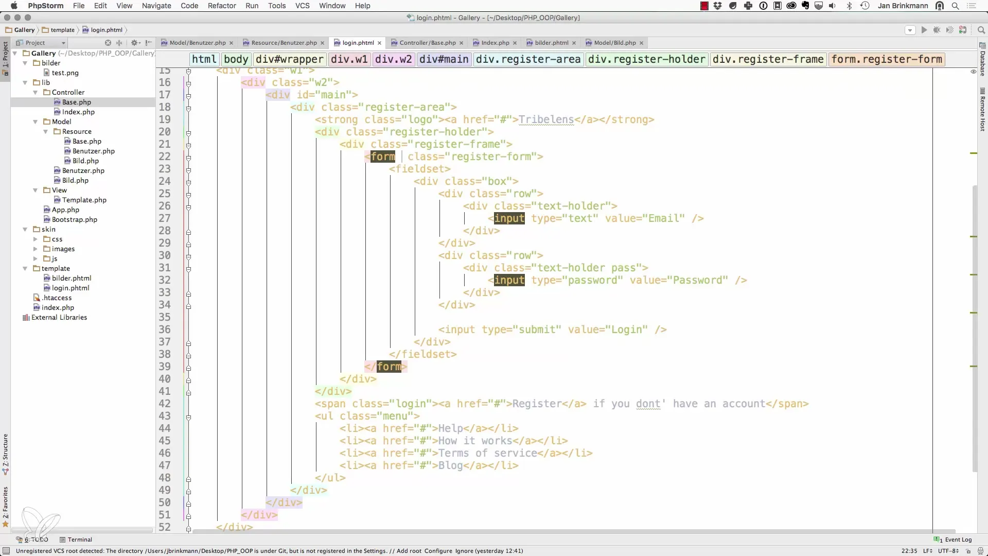 Benutzeranmeldung mit PHP und Session-Management