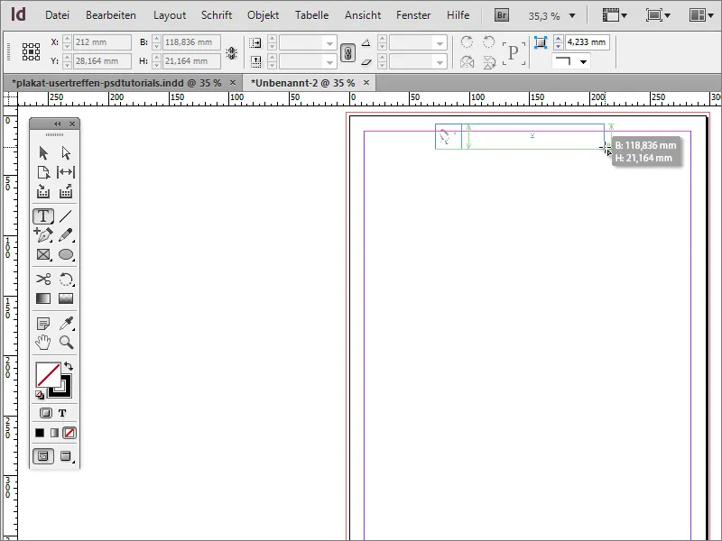 Mendesain poster di Adobe InDesign - Bagian 1: Efek sinar