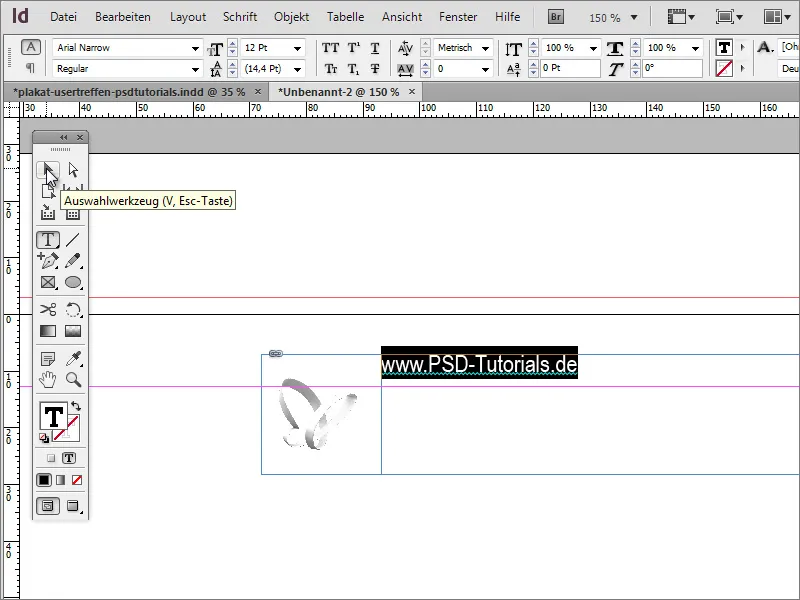 Mendesain poster di Adobe InDesign - Bagian 1: Efek sinar