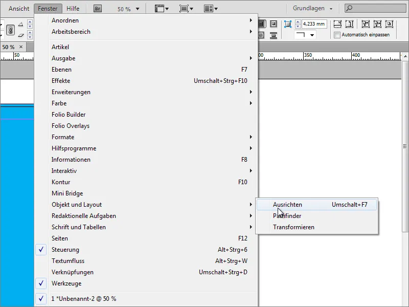 Mendesain poster di Adobe InDesign - Bagian 1: Efek sinar