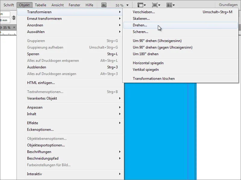 Mendesain poster di Adobe InDesign - Bagian 1: Efek sinar