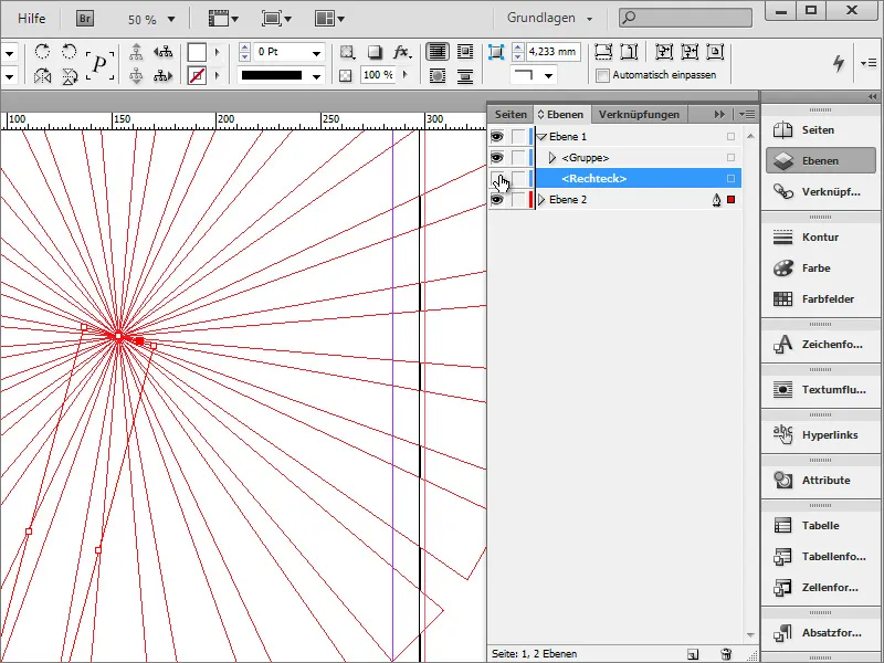 Mendesain poster di Adobe InDesign - Bagian 1: Efek Sinar