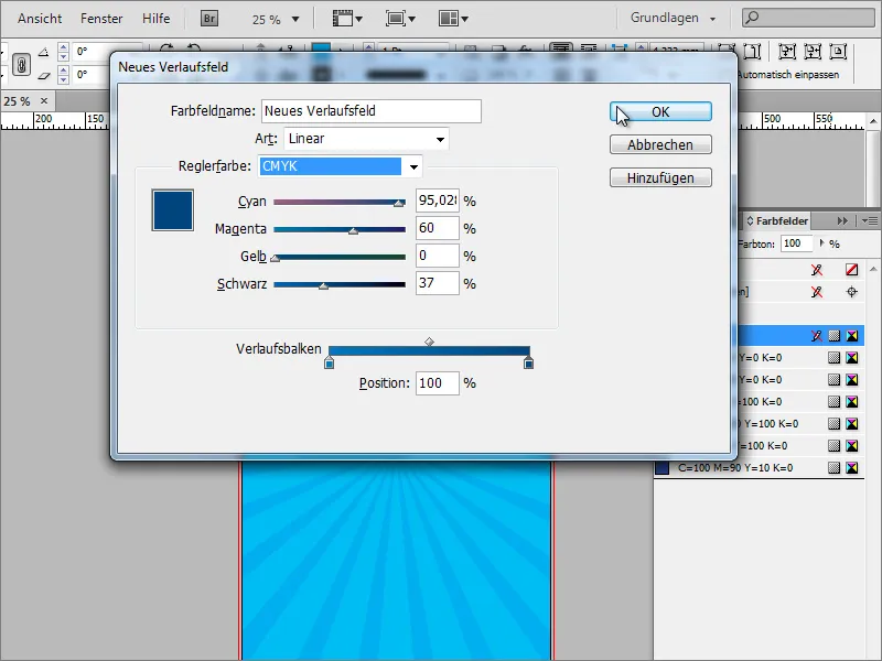 Merancang poster di Adobe InDesign - Bagian 1: Efek sinar