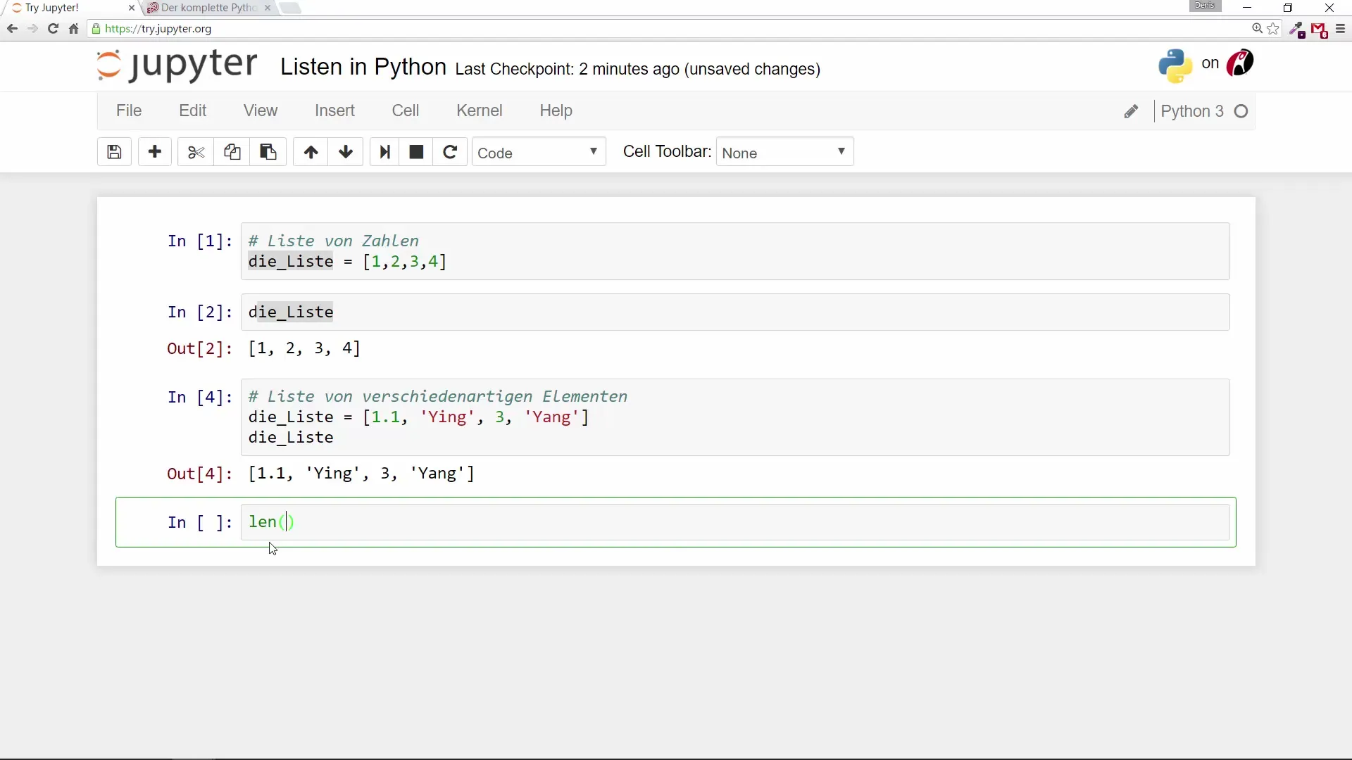 Python-programmering: Effectief met lijsten werken