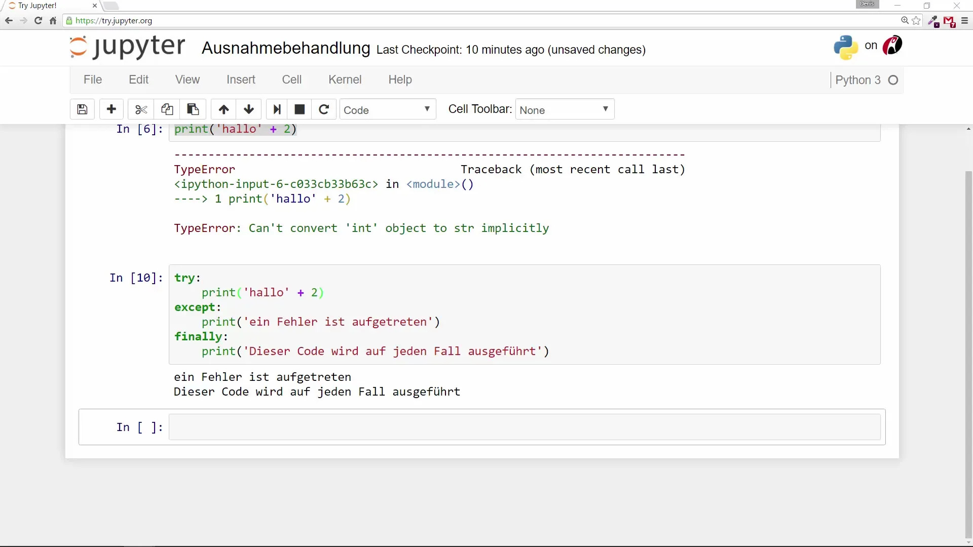 Tratamento de exceções em Python – Melhoria da estabilidade do código