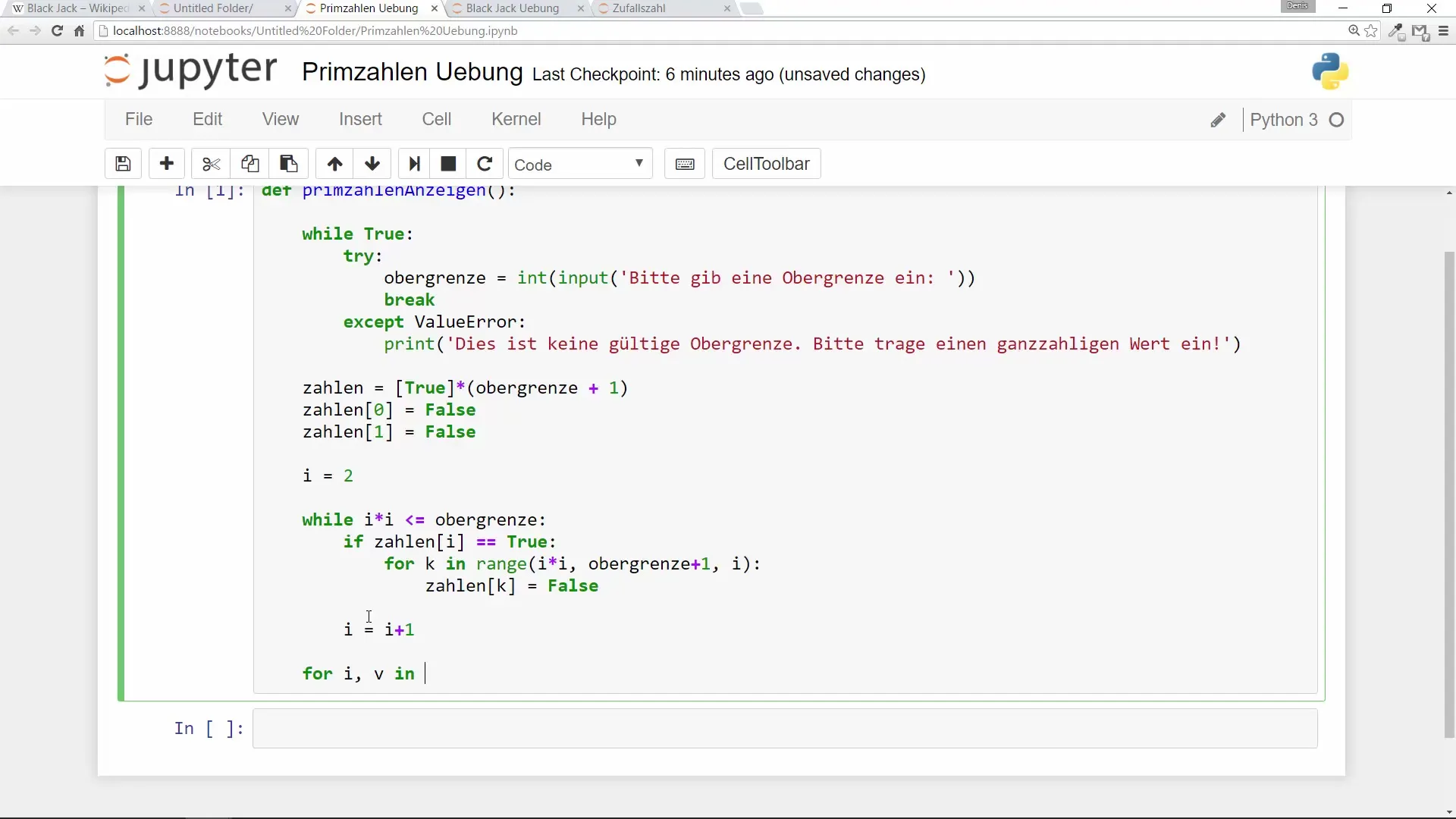 Nombres premiers en Python - Identification efficace par programmation