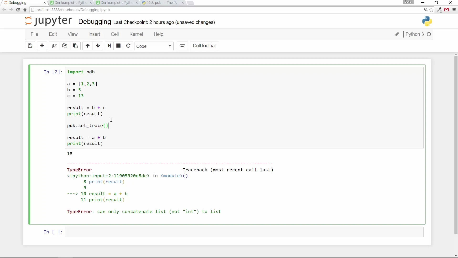 Mestring af Python-debuggeren med PDB