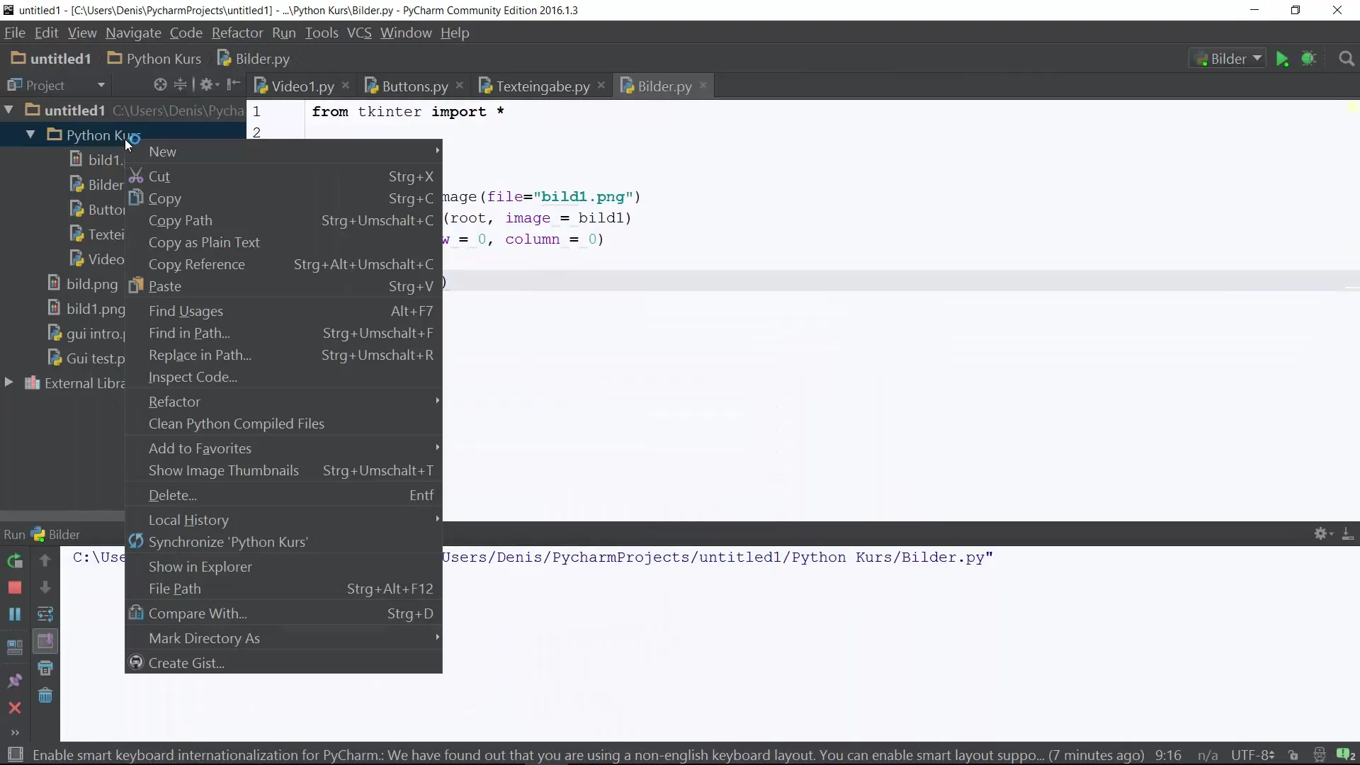 Guida amichevole per principianti all'uso del Tkinter Grid-Manager