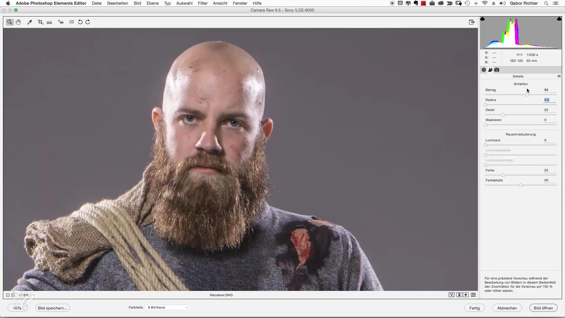 Raw-utvikling for perfekte portretter i Photoshop