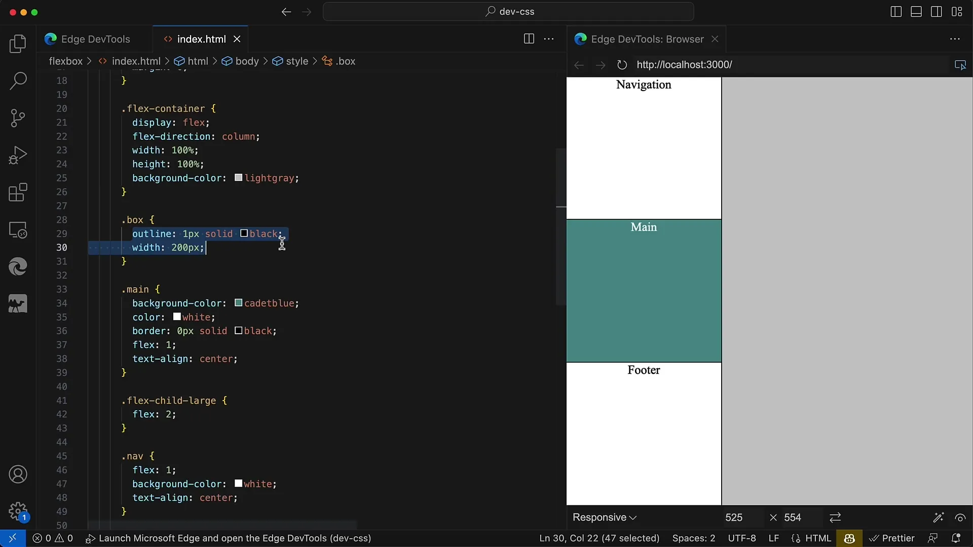 Flexbox v CSS - Zarovnání potomků snadno proveditelné