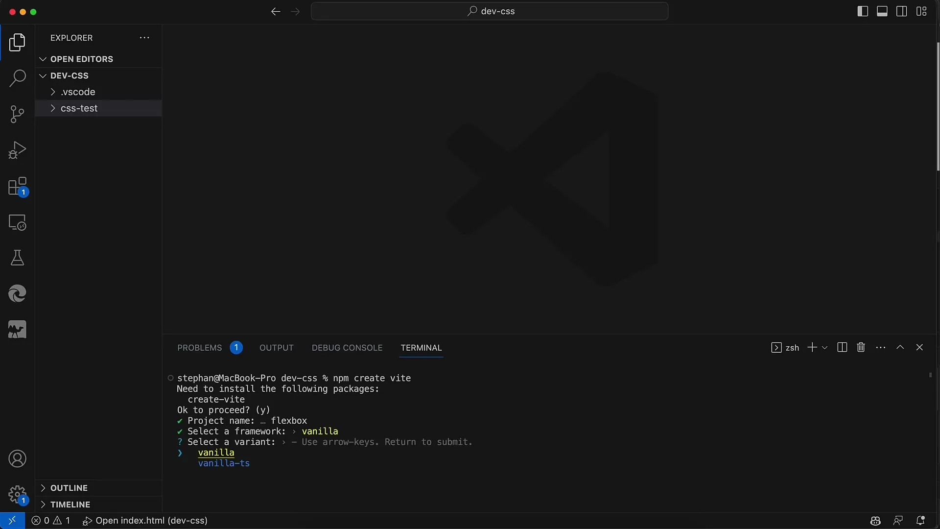 Flexboks i CSS & HTML: Oppsett av det innledende prosjektet