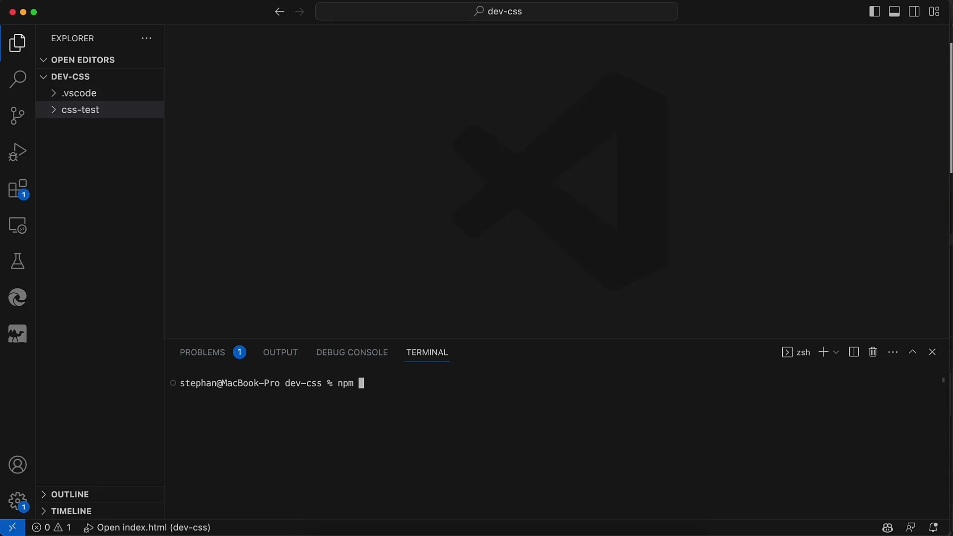 Flexboks i CSS & HTML: Oppsett av det initiale prosjektet