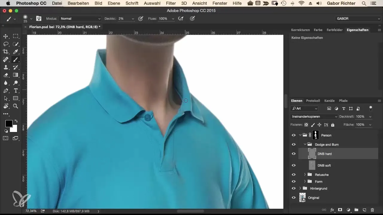 Comic-Style Workflow: Dodge and Burn für Kleidung