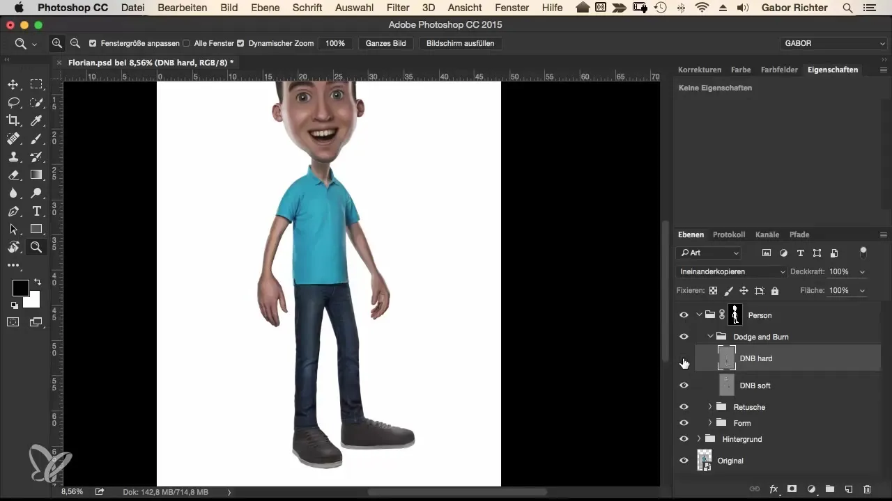 Comic-Style Workflow: Dodge and Burn für Kleidung