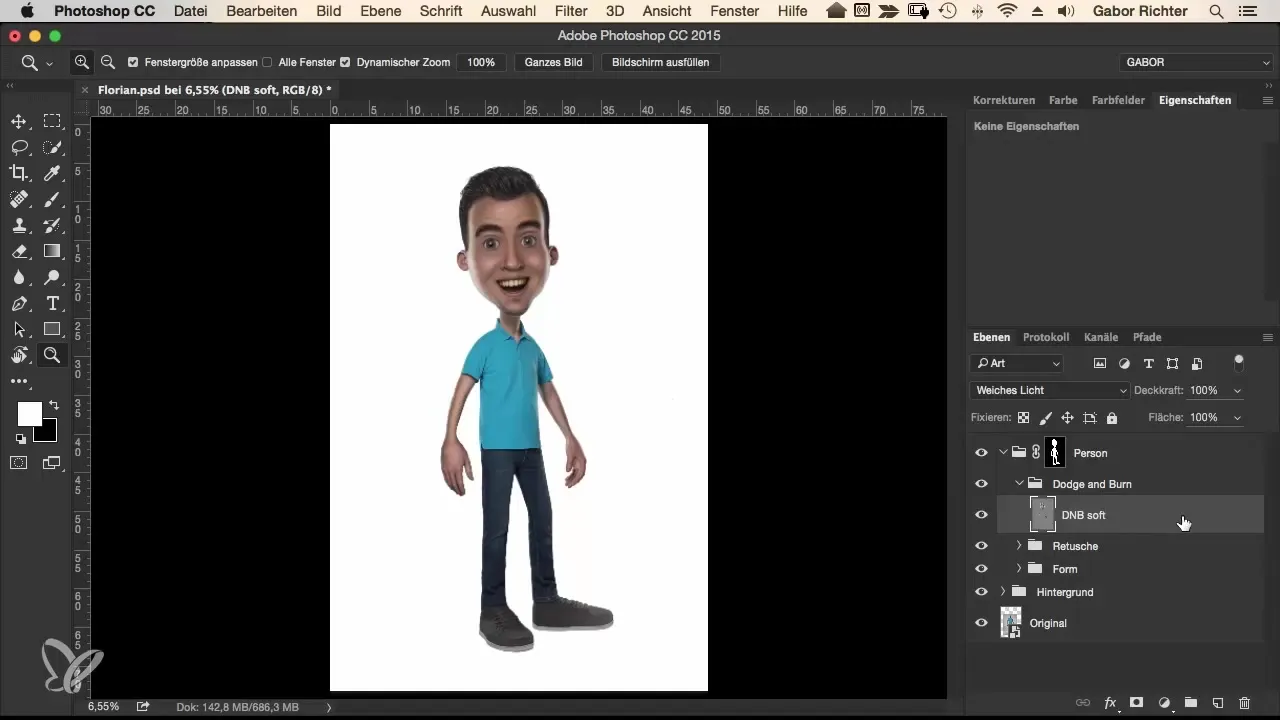 Comic-Style Workflow: Dodge and Burn für Kleidung