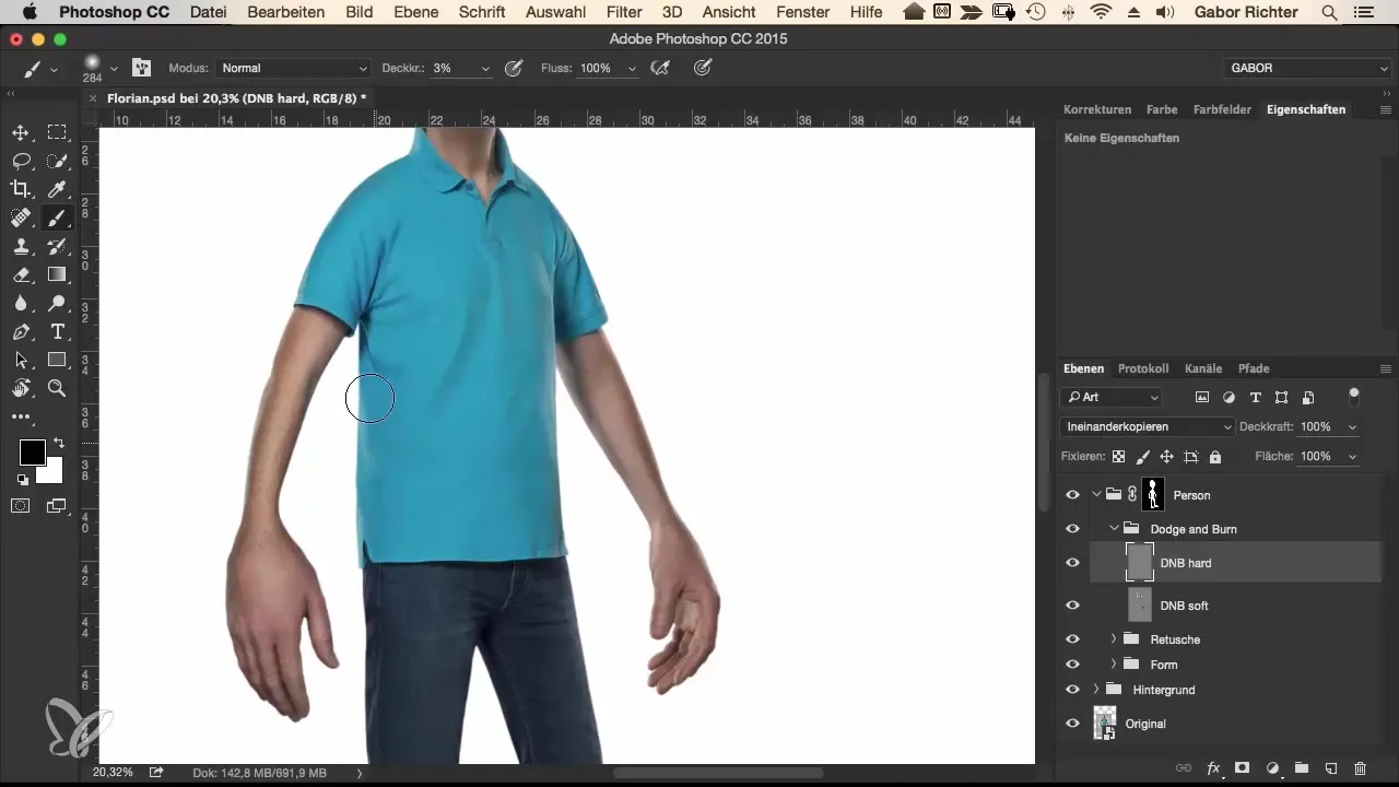 Comic-Style Workflow: Dodge and Burn für Kleidung