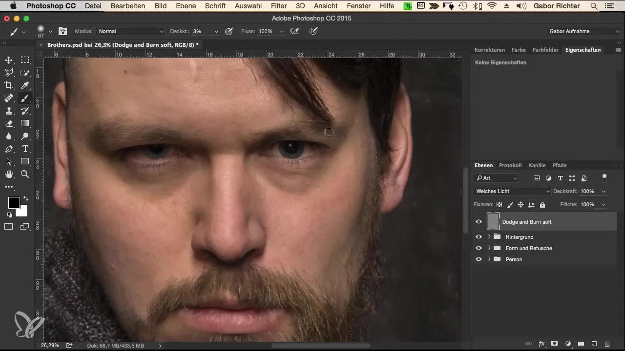 Intensiviere Porträts in Photoshop mit Dodge and Burn