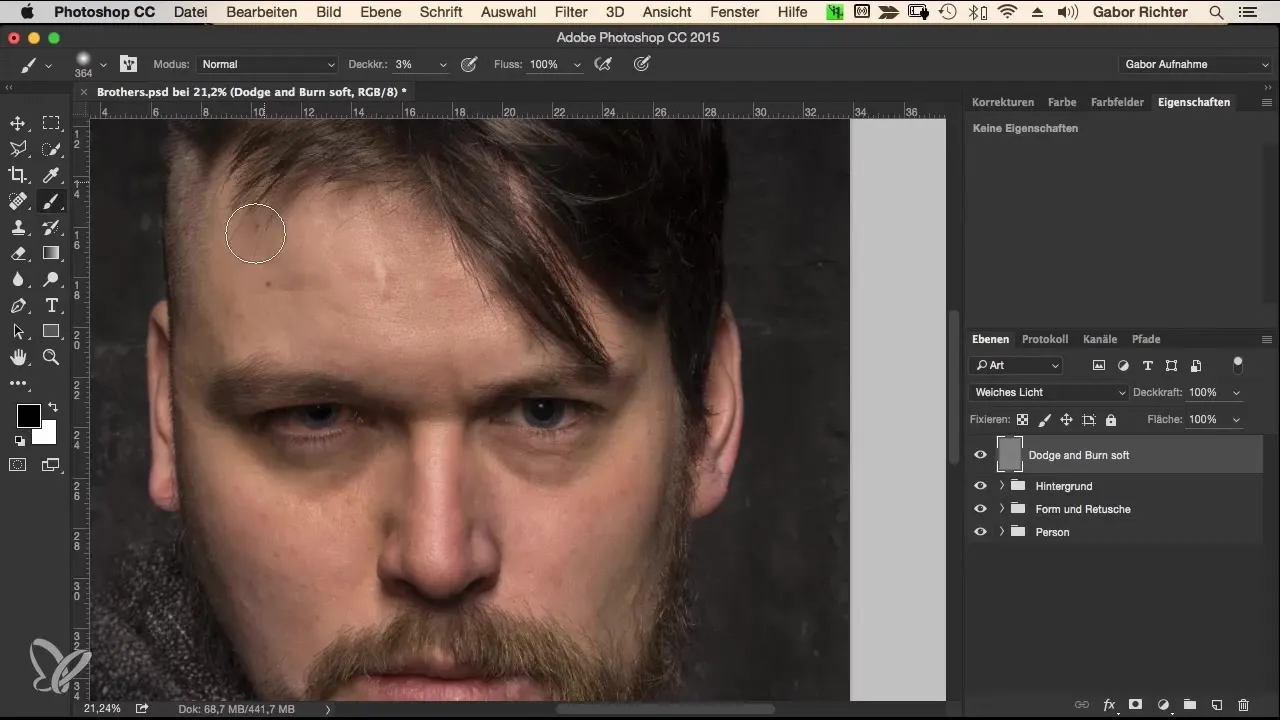 Intensiviere Porträts in Photoshop mit Dodge and Burn
