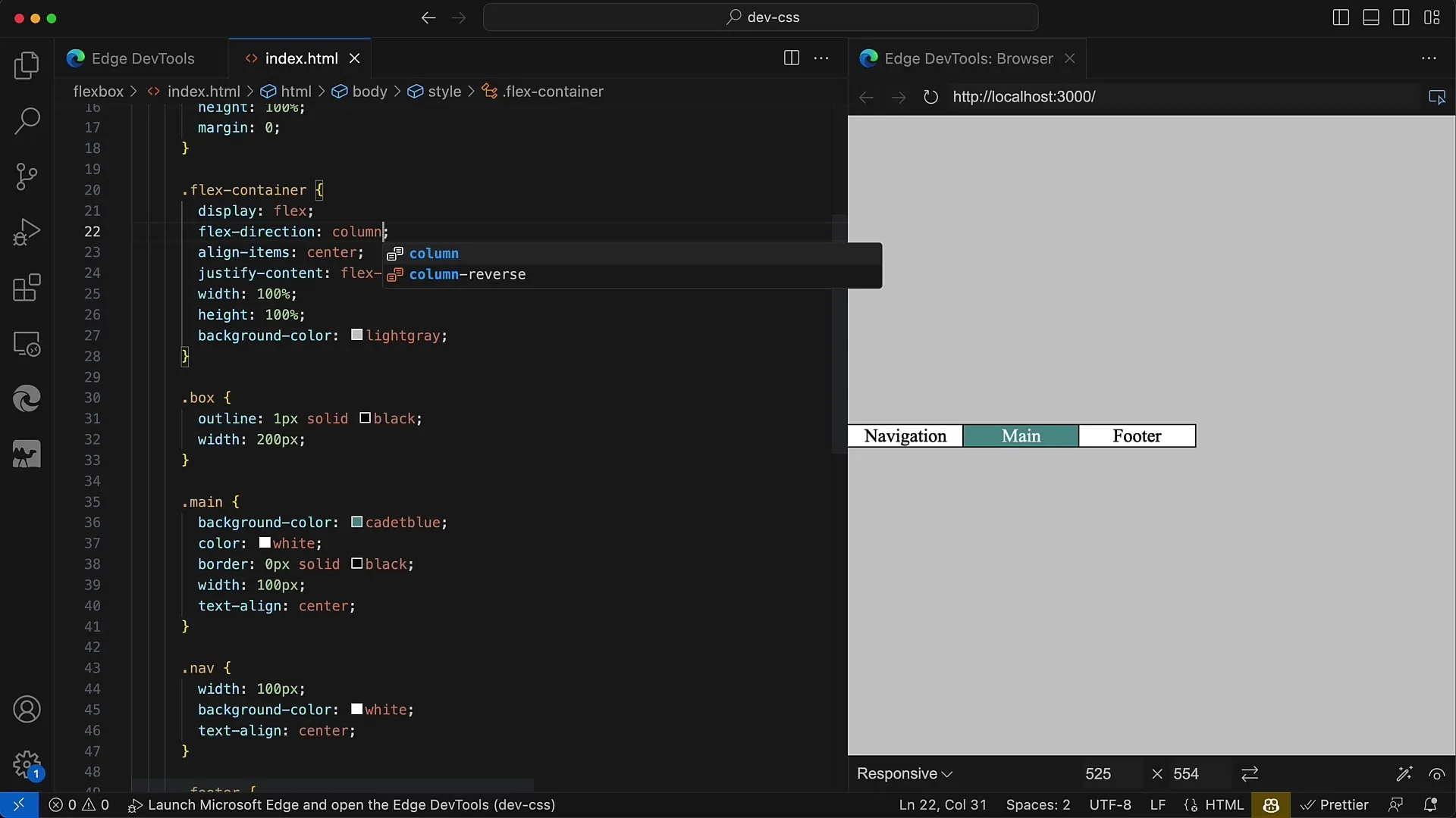 Flexbox v CSS a HTML: Návody na zarovnání v hlavní ose