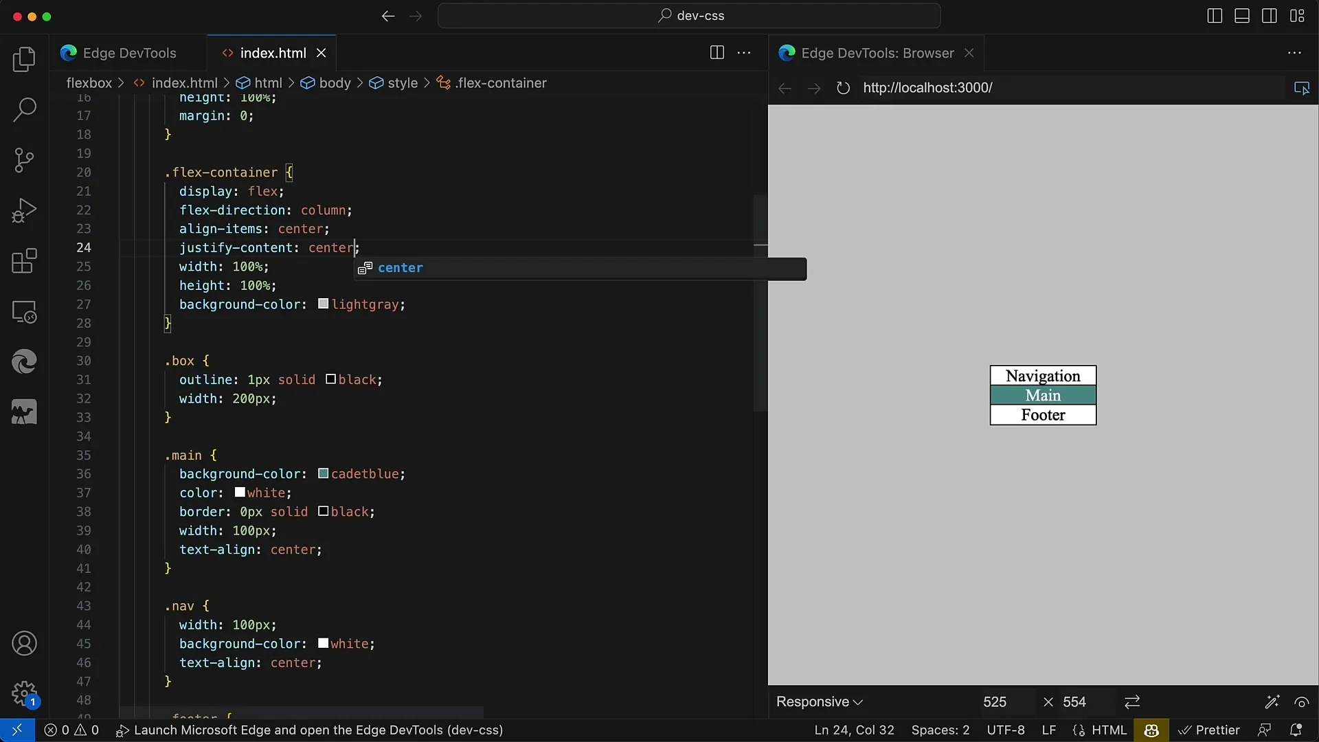 Flexbox v CSS & HTML: Návody na zarovnání v hlavní ose