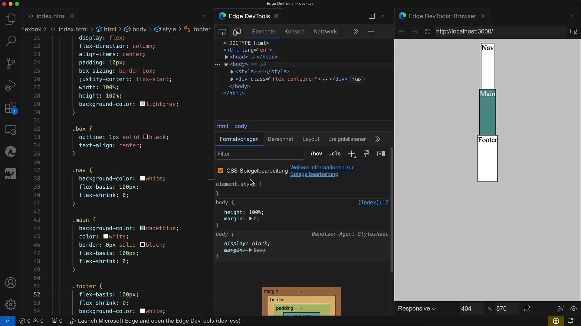 Flexbox: Řízení zmenšení ve směru flexu pomocí vlastnosti flex-shrink