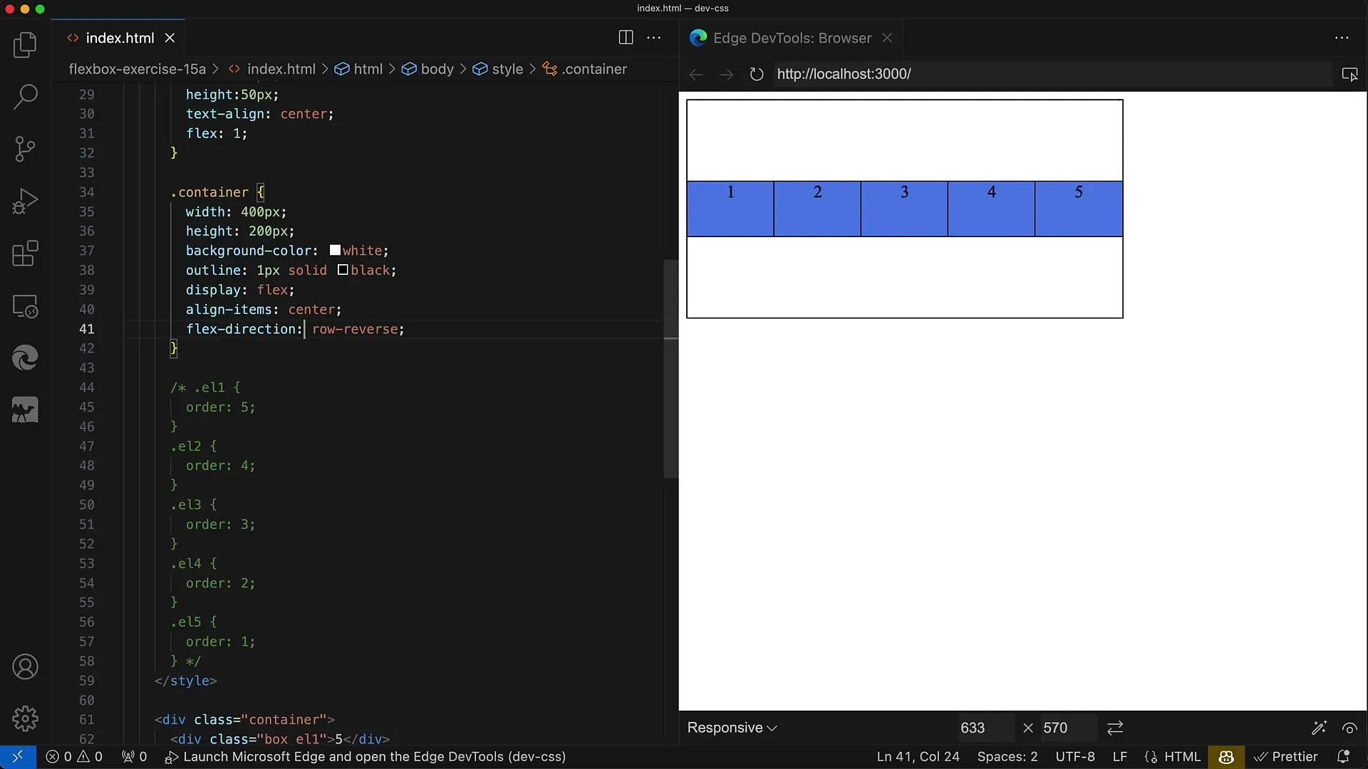 Perubahan urutan yang efisien di Flexbox dengan CSS